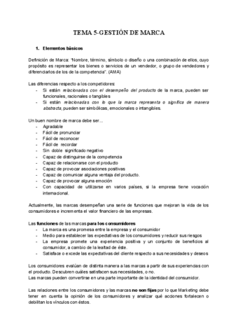 Tema 5 Gestion De Marca Pdf