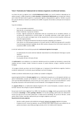 Tema 7. Normativa de l’elaboració de les formules magistrals a la oficina de farmàcia. .pdf