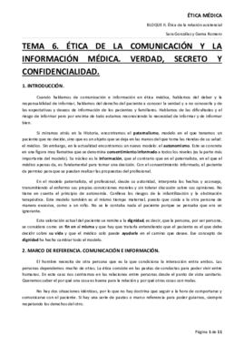 TEMA 6 ÉTICA. Ética de la comunicación y la información médica.pdf