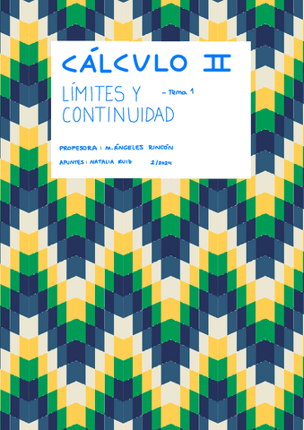 Tema 1: Límites Y Continuidad + Ejercicios.pdf