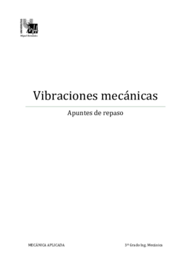 VIBRACIONES MECÁNICAS-Mecánica aplicada-2016-17.pdf