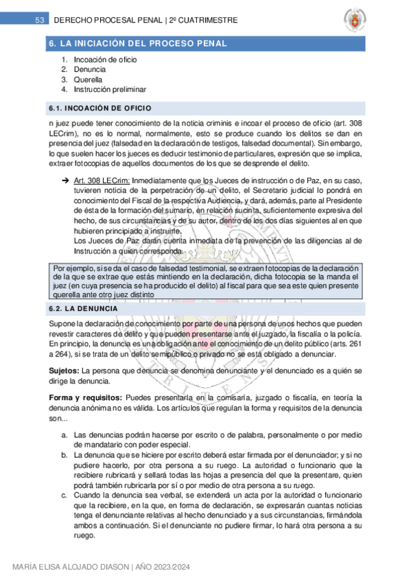 Miniatura del documento 6. LA INICIACION DEL PROCESO PENAL.pdf
