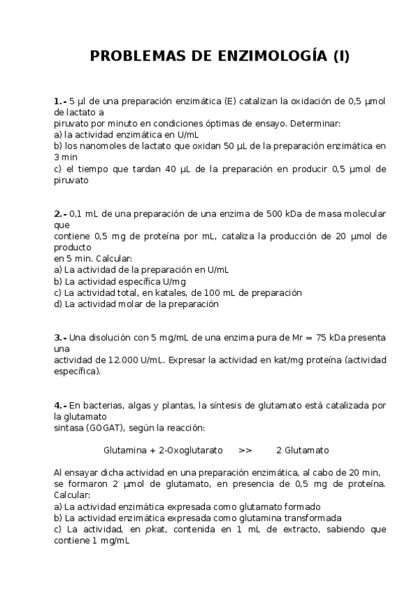Miniatura del documento Enzimología I.docx