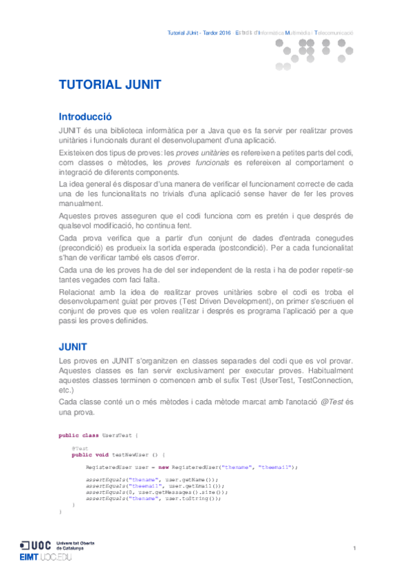 Miniatura del documento 20162POOTutorialJUnitCAT.pdf