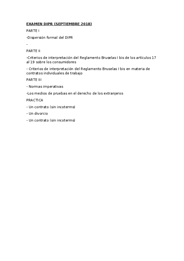 Miniatura del documento EXAMEN DIPR septiembre 2018.docx