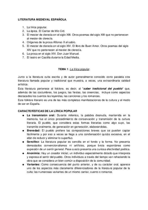 Miniatura del documento Literatura medieval española.docx
