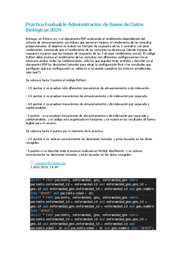 Miniatura del documento Practica-Evaluable-Administracion-de-Bases-de-Datos-Biologicas-2024.pdf