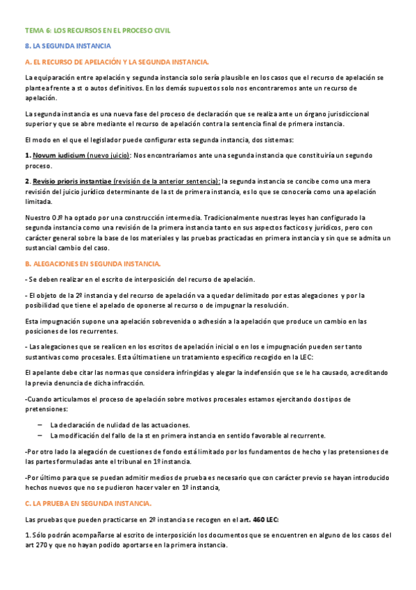Miniatura del documento TEMA 6 PROCESAL CIVIL.pdf