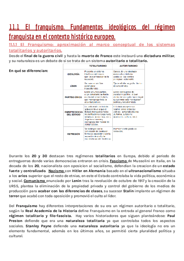 Miniatura del documento 11.1-El-franquismo.-Fundamentos-ideologicos-del-regimen-franquista-en-el-contexto-historico-europeo..pdf