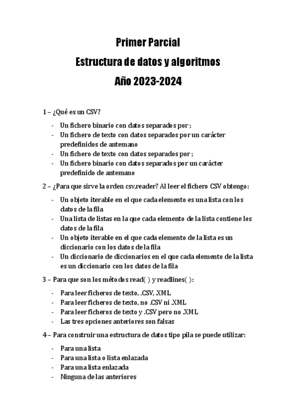 Miniatura del documento Primer Parcial Estructura de datos y algoritmos (23-24).pdf