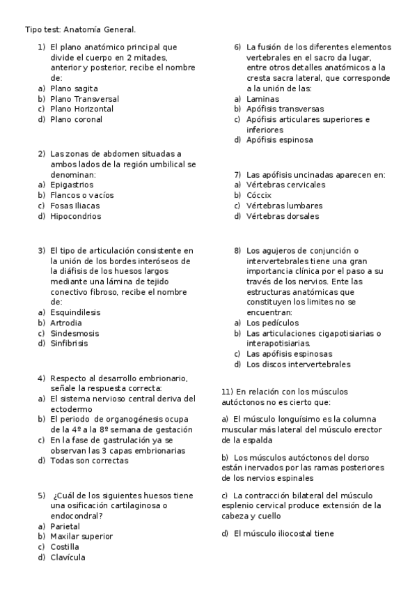 Miniatura del documento Examen anatomia.docx