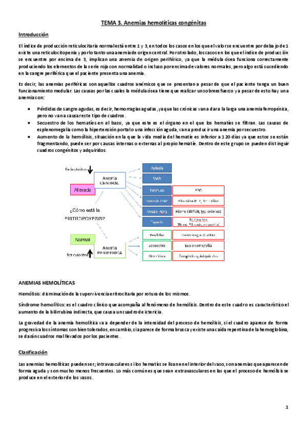 Miniatura del documento Tema 3. Anemias hemolíticas congénitas.pdf