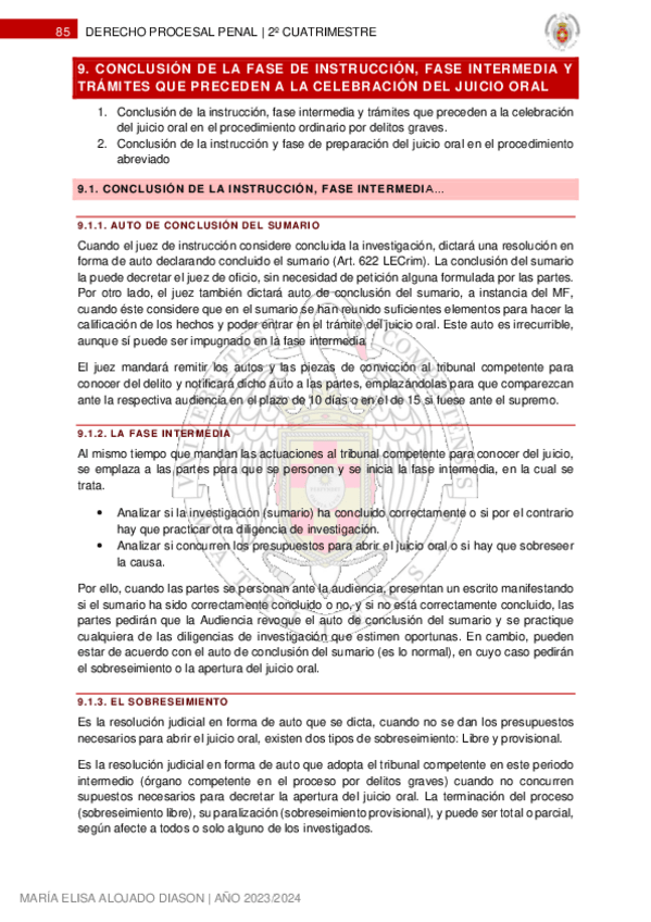 Miniatura del documento 9. CONCLUSION DE LA FASE DE INSTRUCCION.pdf