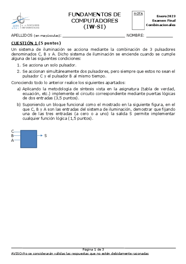 Miniatura del documento Combinacionales-Enero-2023.pdf