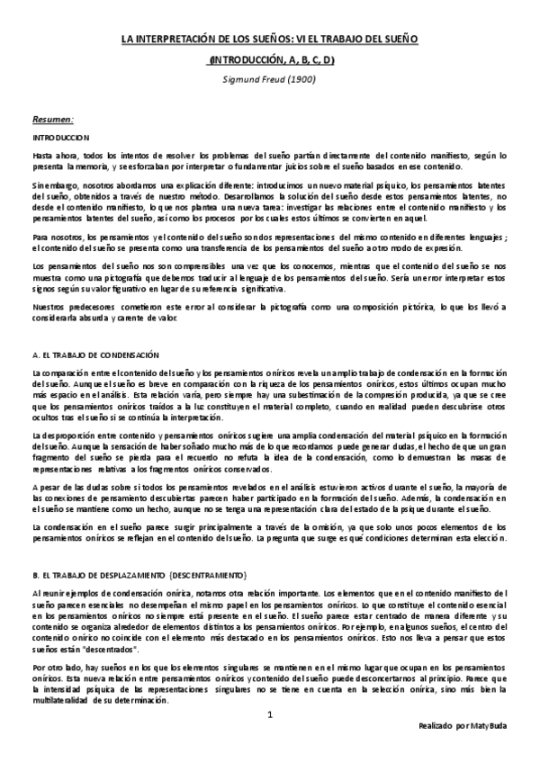 Miniatura del documento Resumen-La-Interpretacion-de-los-Suenos.-VI-El-Trabajo-del-Sueno-Introduccion-A-B-C-D-de-Freud.pdf