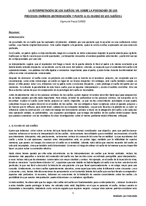 Miniatura del documento Resumen-La-Interpretacion-de-los-Suenos.-VII.-Sobre-la-Psicologia-de-los-Procesos-Oniricos-Introduccion-y-Punto-A.-El-Olvido-de-los-Suenos-de-Freud.pdf