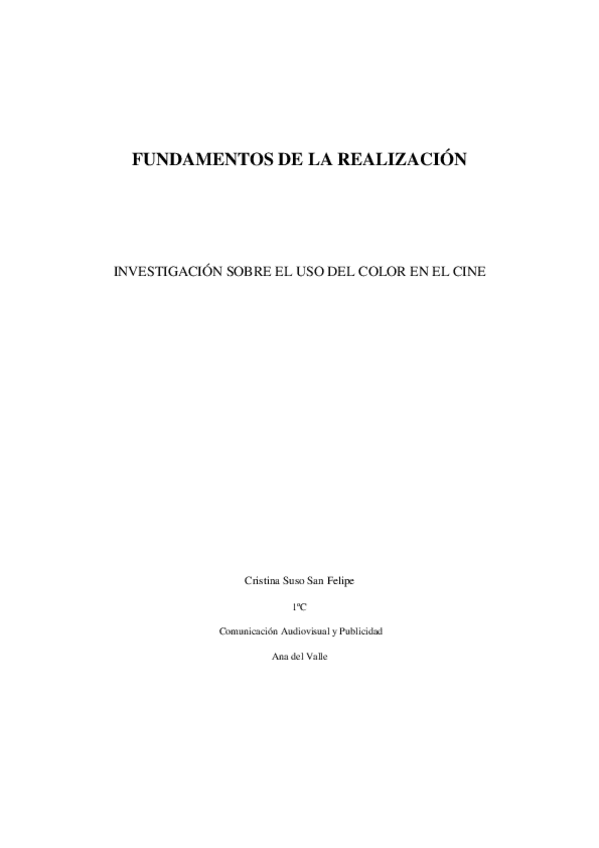 Miniatura del documento Trabajo de Investigación. El uso del color en el cine. 1ºcarrera.pdf