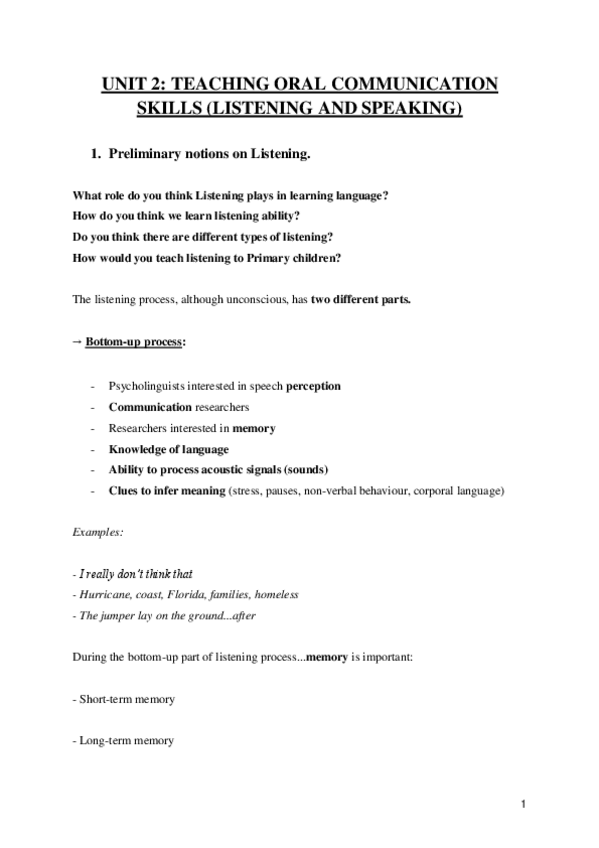 Miniatura del documento UNIT-2-TEACHING-ORAL-COMMUNICATION-SKILLS-LISTENING-AND-SPEAKING.pdf