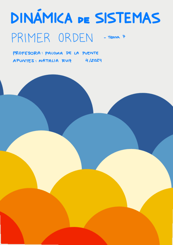 Miniatura del documento Tema 7: Primer Orden + Ejercicios.pdf