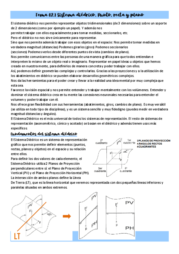 Miniatura del documento Tema-02.1-Sistema-diedrico.-Punto-recta-y-plano.pdf