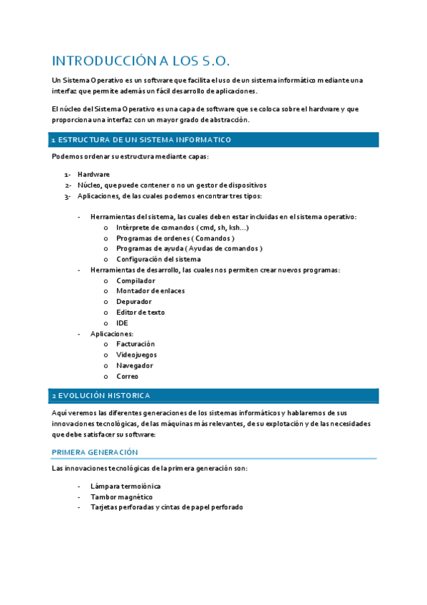 Miniatura del documento SO - Tema 1.pdf