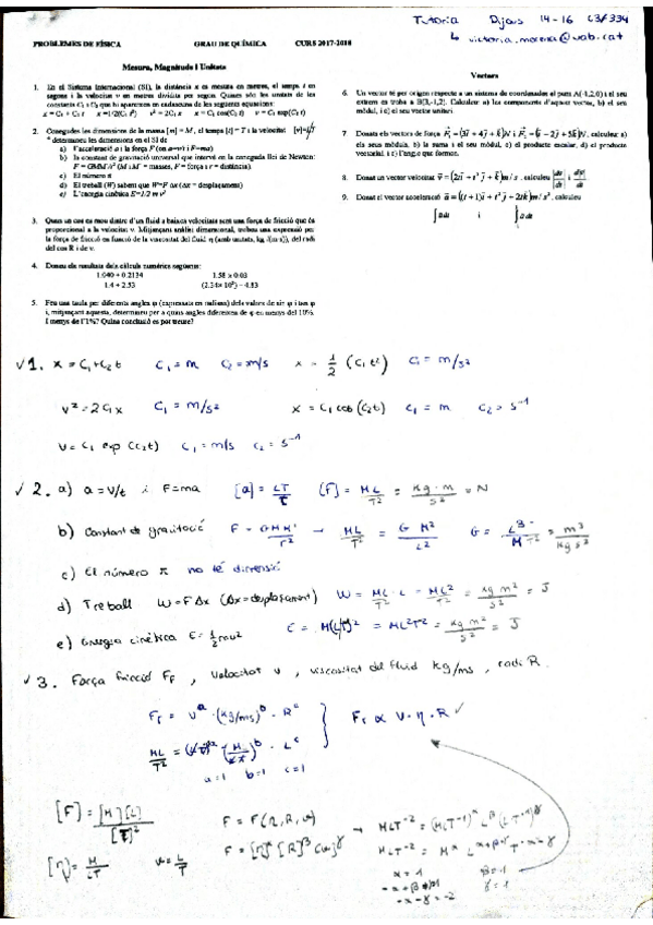 Miniatura del documento Problemes. Vectors- Cinemàtica, Dinàmica i treball i energia (1).pdf