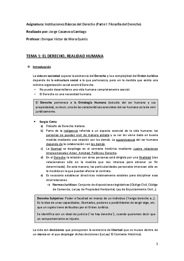 Miniatura del documento Tema 1 (El Derecho- Realidad Humana) - Instituciones Básicas del Derecho.pdf