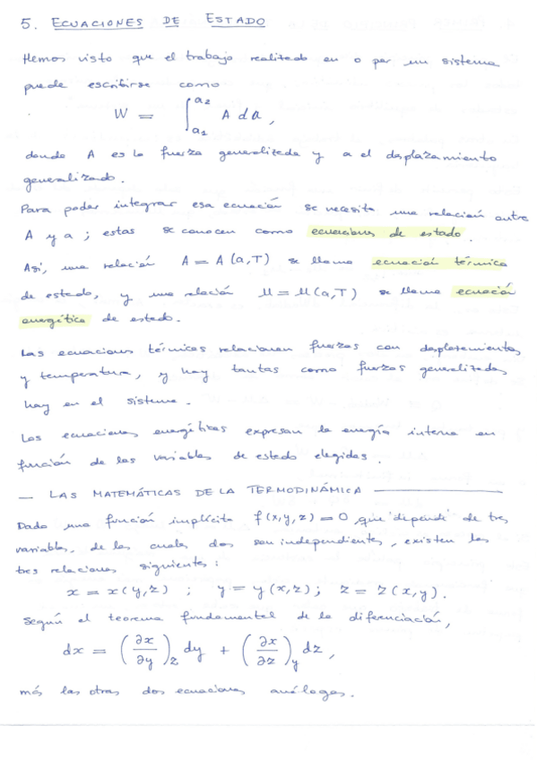 Miniatura del documento Termodinámica Tema 5 - Ecuaciones De Estado.pdf