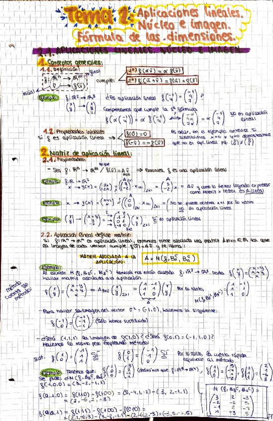 Miniatura del documento Apuntes-Completos-Tema-2-Aplicaciones-lineales.-Nucleo-e-imagen.-Dimensiones.pdf