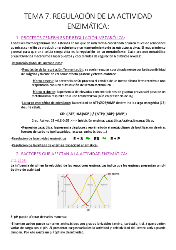 Miniatura del documento Tema 7. Regulación de la actividad enzimática..pdf