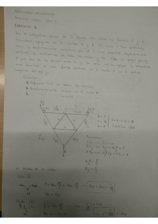 Miniatura del documento Ejercicios - Tema 2 - Estructuas Aeronáuticas.pdf