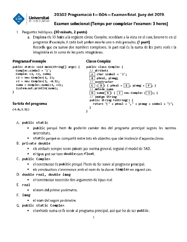 Miniatura del documento Parcial Final 2018-19. Programación I (con soluciones).pdf