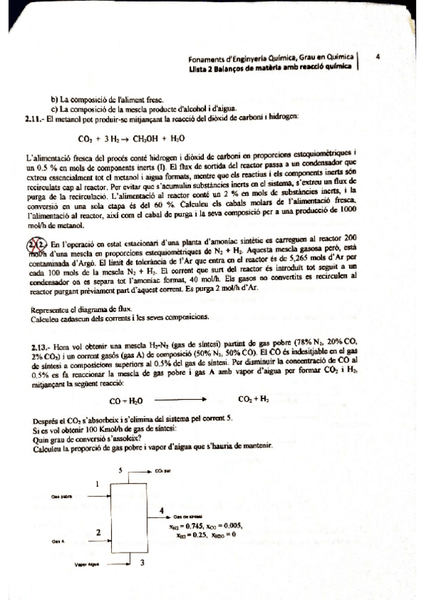 Miniatura del documento Llista 2. Balanços amb reacción química.pdf