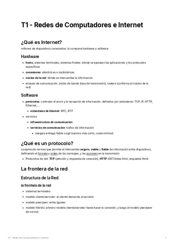 Miniatura del documento T1 - Redes de Computadores e Internet.pdf