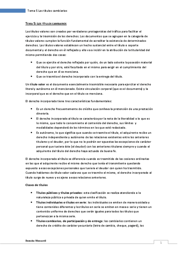 Miniatura del documento Tema 5 Los titulos cambiarios.pdf