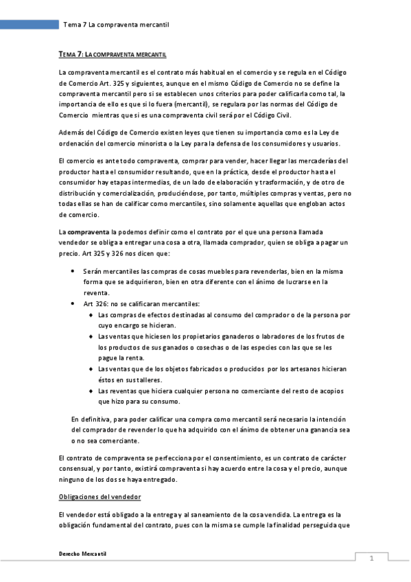 Miniatura del documento Tema 7 La compraventa mercantil.pdf