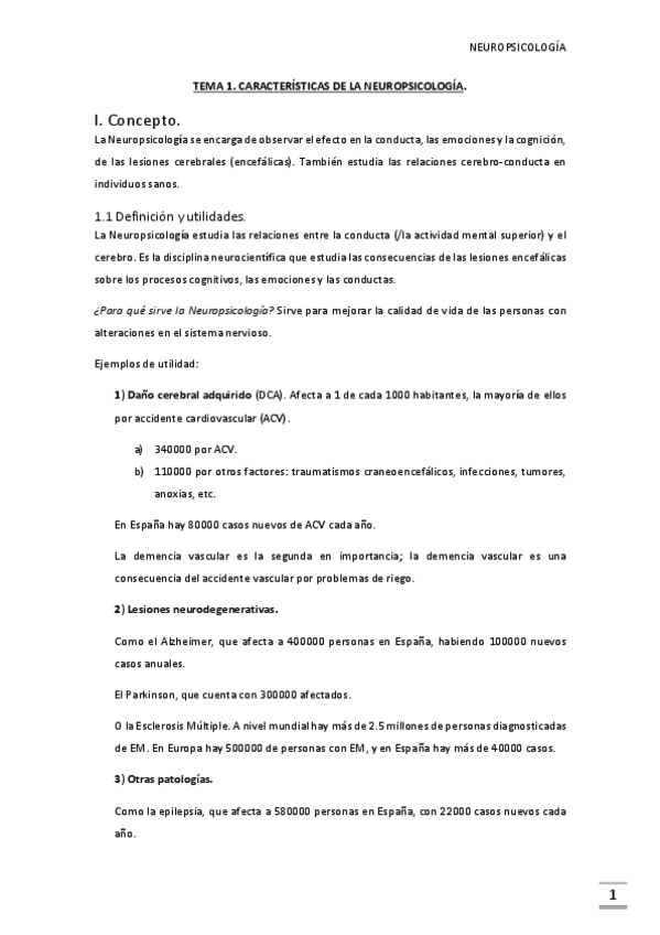 Miniatura del documento 2018-19 TEMA 1 CARACTERÍSTICAS DE LA NEUROPSICOLOGÍA.pdf