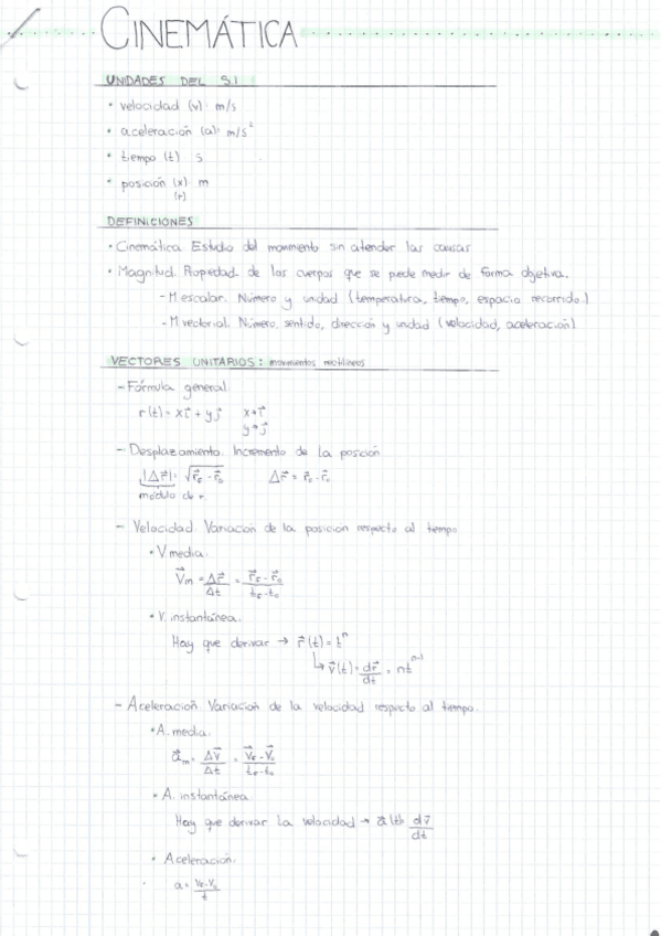 Miniatura del documento Cinematica-y-vectores-Apuntes.pdf