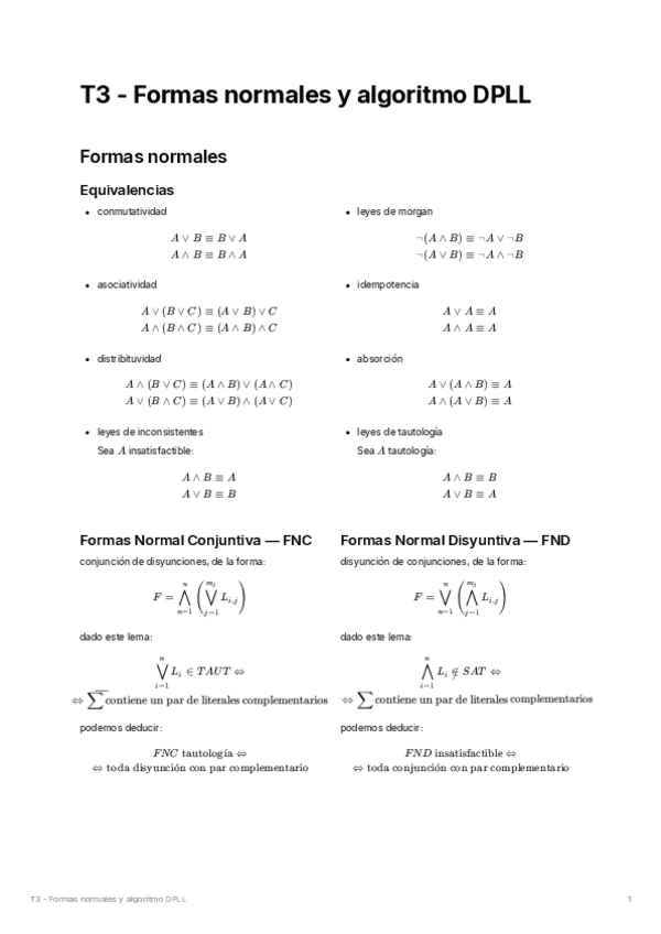 Miniatura del documento T3 - Formas normales y algoritmo DPLL.pdf