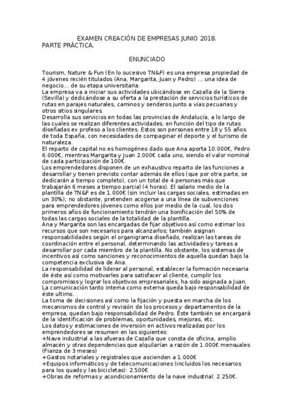 Miniatura del documento EXAMEN  practica CREACIÓN DE EMPRESAS JUNIO 2018.docx