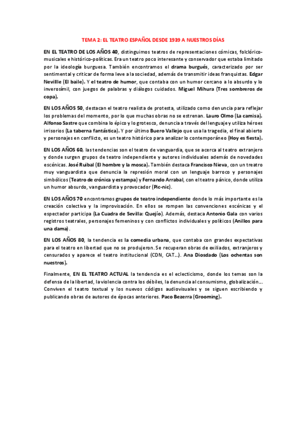 Miniatura del documento LITERATURA EL TEATRO ESPAÑOL DESDE 1939 A NUESTROS DIAS.pdf