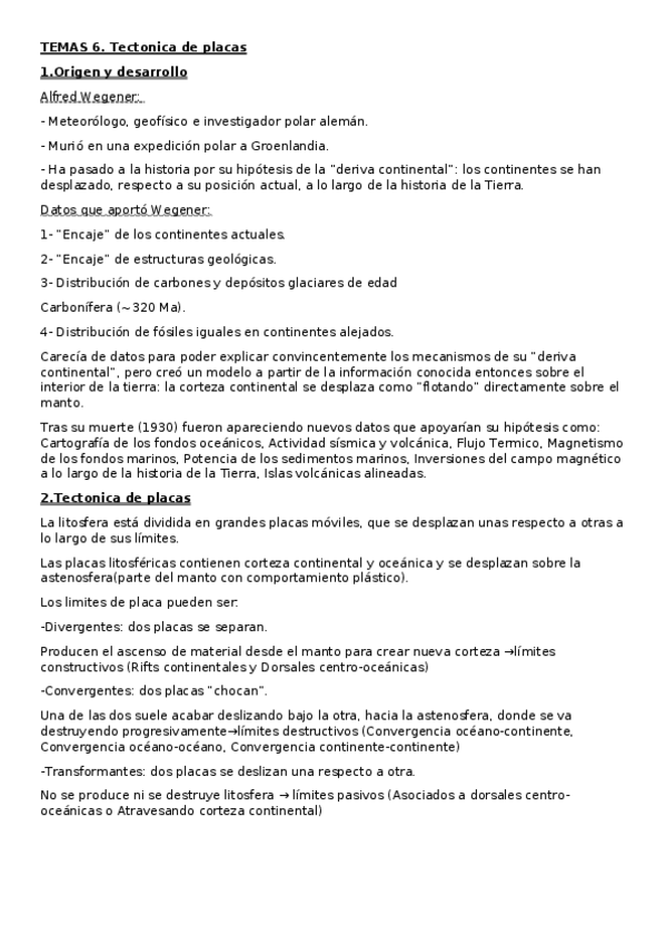 Miniatura del documento T6-T7. TECTONICA DE PLACAS Y DEFORMACION.docx