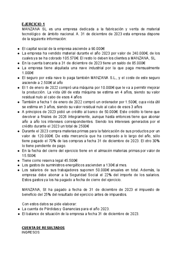 Miniatura del documento EJERCICIOS BALANCES Y CUENTA DE RESULTADOS TIPO EXAMEN.pdf