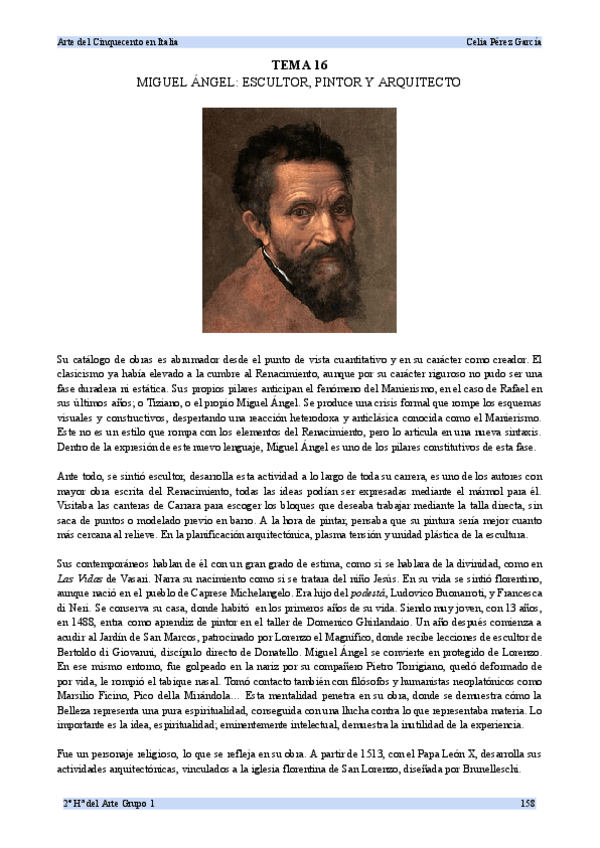Miniatura del documento TEMA 16: MIGUEL ÁNGEL: ESCULTOR, PINTOR Y ARQUITECTO.pdf