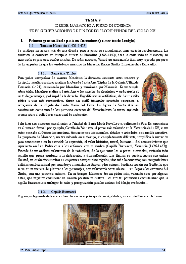 Miniatura del documento TEMA 9:  DESDE MASACCIO A PIERO DI COSIMO:  TRES GENERACIONES DE PINTORES FLORENTINOS DEL SIGLO XV.pdf