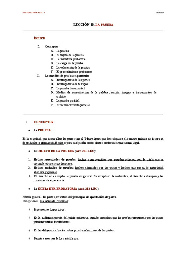Miniatura del documento Derecho-Procesal-I.-LECCION-10.pdf