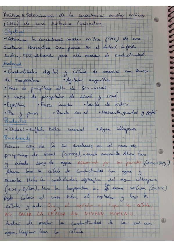 Miniatura del documento Cuaderno práctica 6. Determinación de la concentración micelar crítica (CMC) de una sustancia tensoactiva.pdf