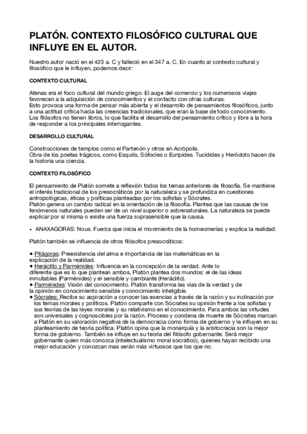 Miniatura del documento Evau-filosofia-Contexto-Platon.pdf