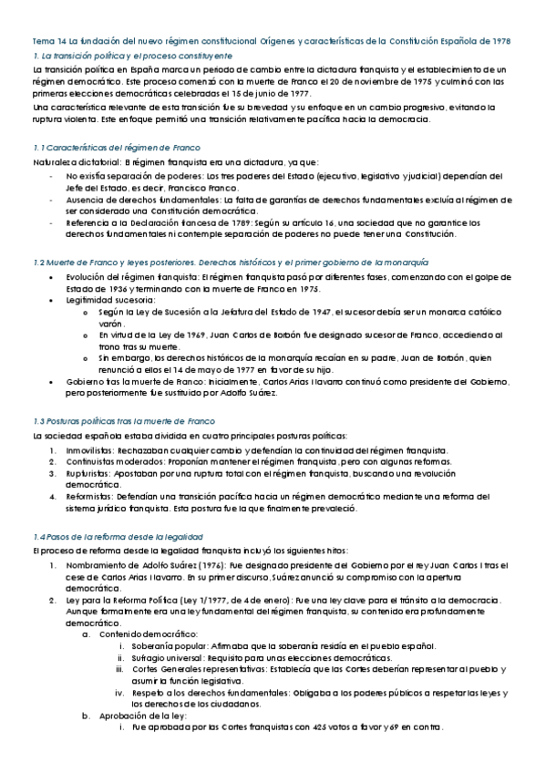 Miniatura del documento Tema-14-La-fundacion-del-nuevo-regimen-constitucional-Origenes-y-caracteristicas-de-la-Constitucion-Espanola-de-1978.pdf