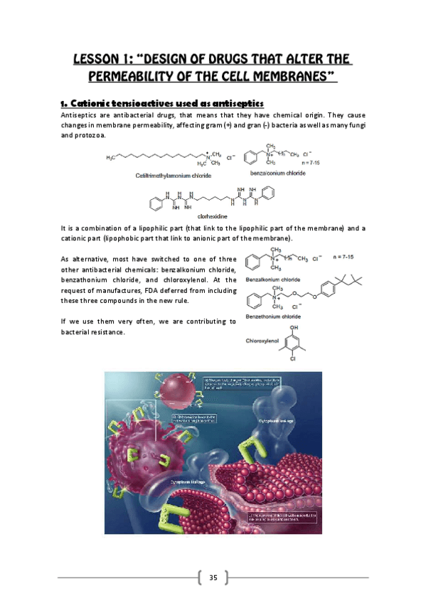 Miniatura del documento Lesson 1 (Design of dugs that alter the permeability of the cell membrane).pdf